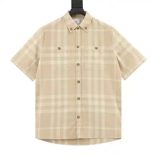 BBR camisa manga corta cuadros dos bolsillos
