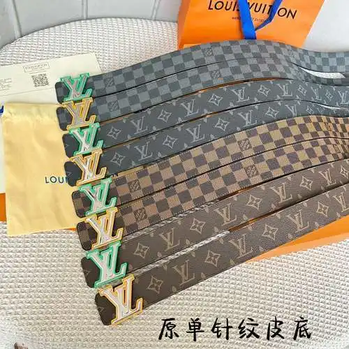 Cinturón LOUIS VUITTON al por mayor LV Louis Vuitton cinturón para hombre al por mayor material de c
