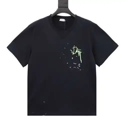 Camiseta de manga corta con logo y bordado CD Splash
