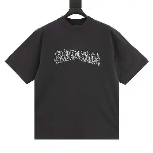 Camiseta de manga corta BLCG 24SS Year of the Dragon con letras limitadas y llama lavada