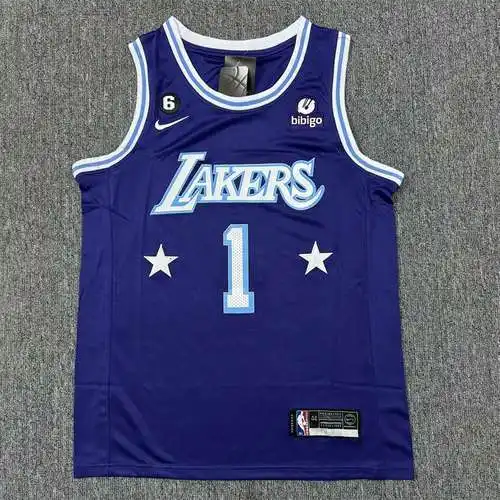Lakers No. 1 D'Angelo Russell Púrpura