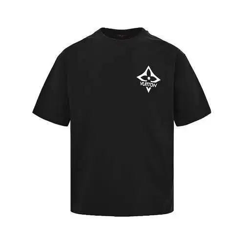 Manga corta con estampado de letras de espuma LV Louis Vuitton 23ss