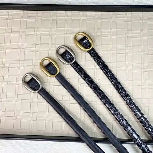 YSL Cinturón Al Por Mayor Yves Saint Laurent Cinturón Para Niñas Al Por Mayor Material De Cuero Genu