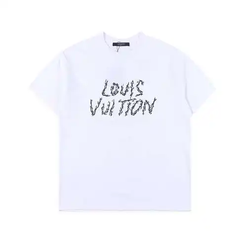 Camiseta de manga corta con logo LV Louis Vuitton