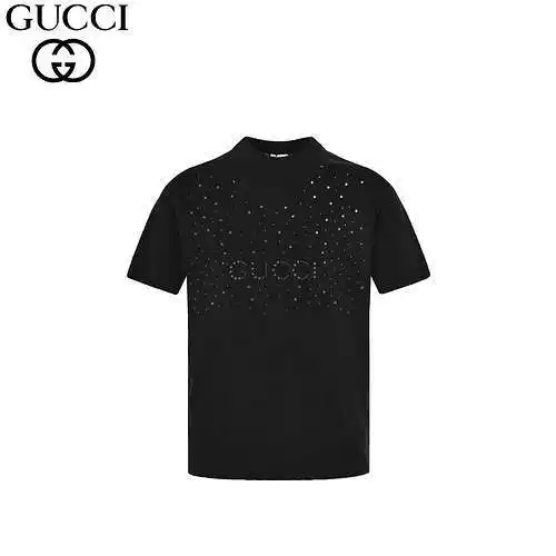 GC/Gucci 24FW gypsophila hot diamante manga corta
