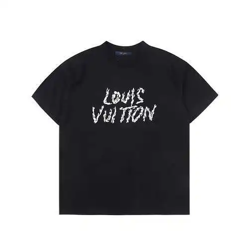 Camiseta de manga corta con logo LV Louis Vuitton