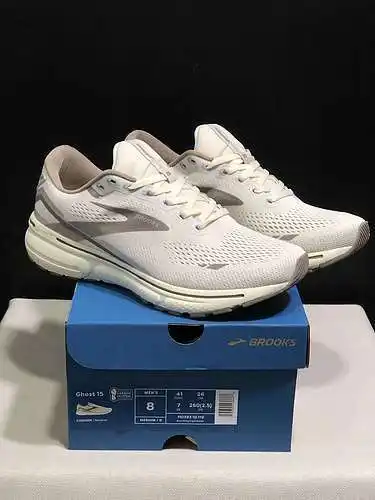 Zapatillas bajas para correr Brooks Ghost 15, amortiguadoras y resistentes al desgaste, para hombre 