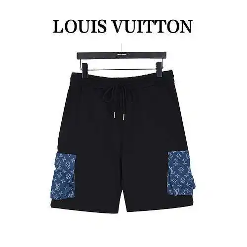 Pantalones cortos de mezclilla con bolsillo lateral trasero LV Louis Vuitton