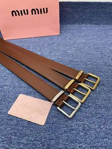 Cinturón MIUMIU al por mayor, cinturón para niños MIUMIU al por mayor, material de cuero genuino ori
