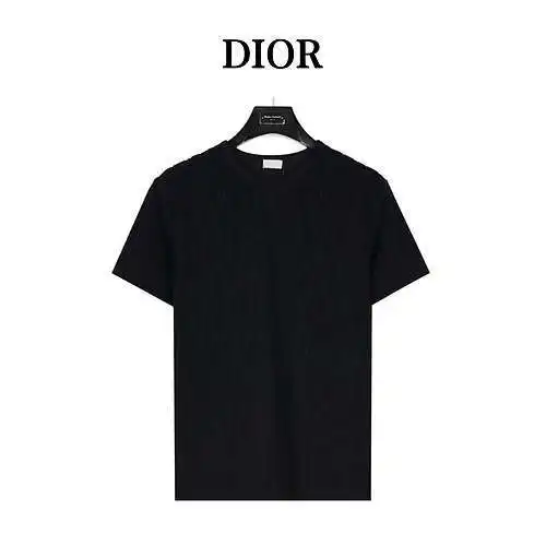 CD Dior manga corta de toalla jacquard estampado integral