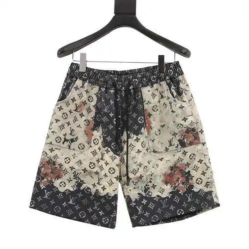 1V shorts de mezclilla con estampado integral