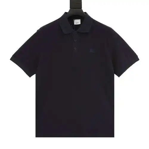 Polo de manga corta con logo de caballo de guerra bordado BBR