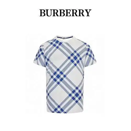 BBR Burberry 24ss sarga azul manga corta