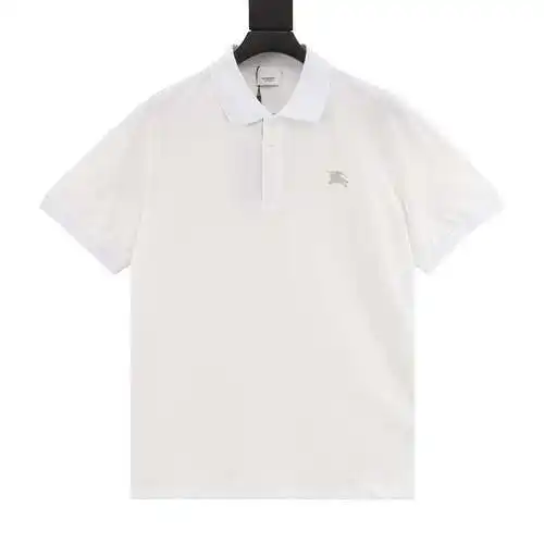 Polo de manga corta con logo de caballo de guerra bordado BBR