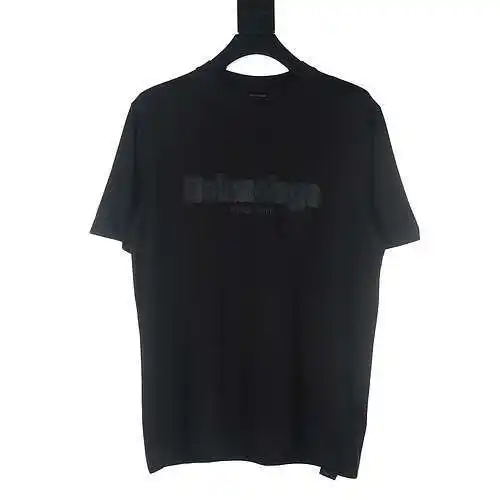 Balenciaga BLCG camiseta de manga corta con letras laminadas de edición limitada