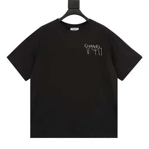 Camiseta de manga corta con LOGO de letra CN Chanel Xiaoxiang