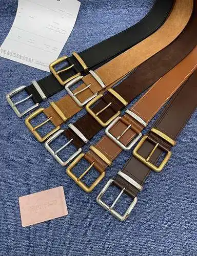 Cinturón MIUMIU al por mayor, cinturón MIUMIU para niños al por mayor, material de cuero genuino ori