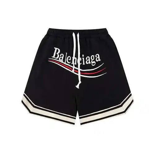 BLCG Paris 2024ss pantalones cortos bordados de industria pesada