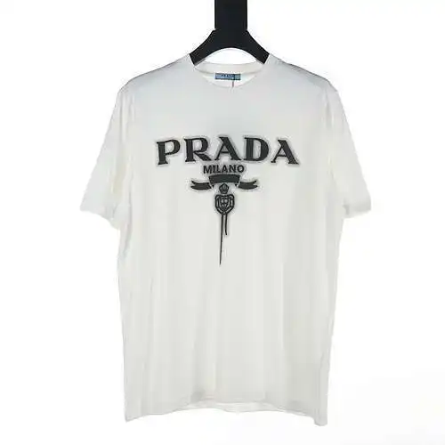 Prada camiseta PRD de manga corta con monograma en el pecho