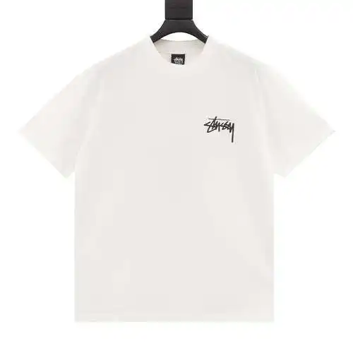 Camiseta Stussy 24SS de manga corta con estampado de arañas