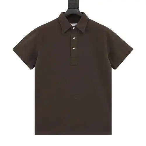 Margiela MM6 24 polo de manga corta de nuevo estilo con costuras en las cuatro esquinas
