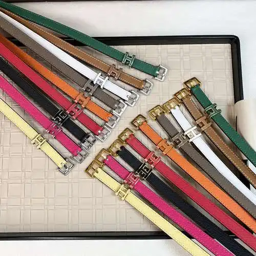 Cinturón HERMES al por mayor Cinturón para niñas Hermès al por mayor material de cuero genuino origi
