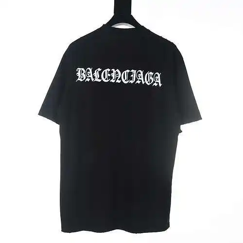 Balenciaga Camiseta BLCG Wormhole Sanskrit de manga corta