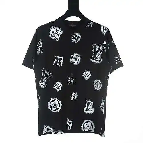 Camiseta LV de manga corta con estampado integral presbicia
