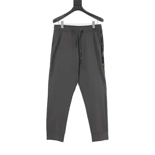 Pantalón deportivo casual FD Fendi con minúsculas termoselladas estampadas en ambos lados