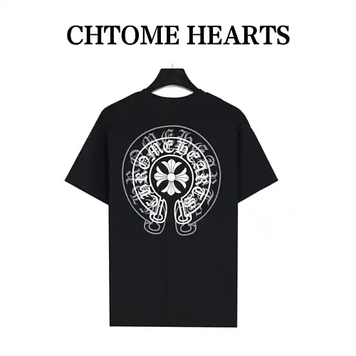 Manga corta con estampado de herradura fantasma CH Crow Heart