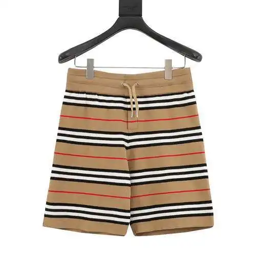 BBR pantalones cortos clásicos Kenton de lana a rayas con cordón ajustable