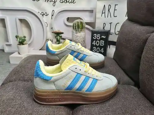304DAdidas Originals Gazelle Bold W trébol suela gruesa de tres capas zapatillas deportivas informal