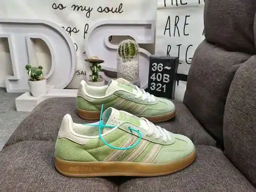 321D Zapatillas de deporte Adlidas originales Gazelle Indoor, auténticas, de tamaño medio, de nivel 