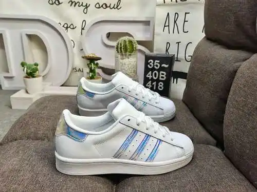 418DAdidas clover Originals Superstar shell toe zapatos deportivos casuales clásicos para todo fósfo