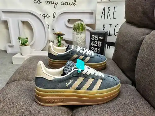 281DAdidas Originals Gazelle Bold W trébol suela gruesa de tres capas zapatillas deportivas informal