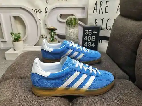 434D Zapatillas de deporte Adlidas originales Gazelle Indoor, auténticas, de tamaño medio, a nivel d