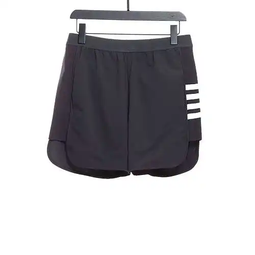 Pantalón corto TB de canalé lateral de cuatro barras de secado rápido gris
