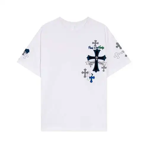 CH Croix Parche Corazón+Cruz Metal Manga Corta