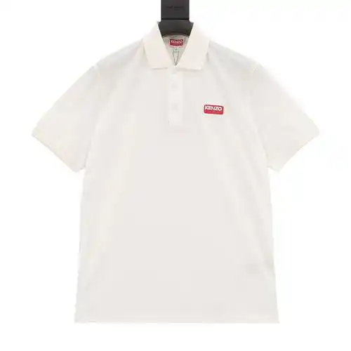 POLO de manga corta con logo y parche KZ/Kenzo Takada