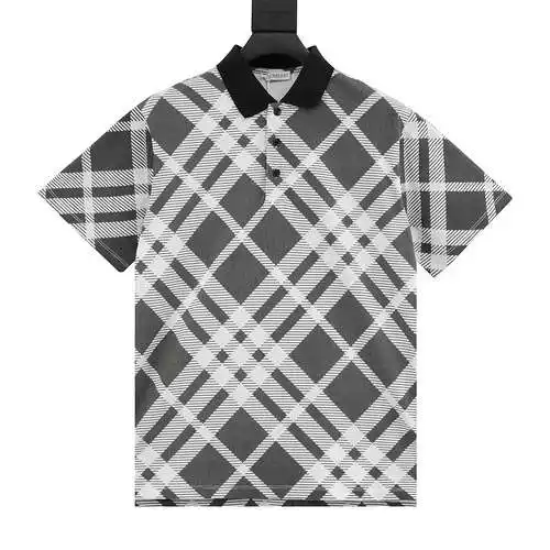 BBR nuevo polo de manga corta a cuadros