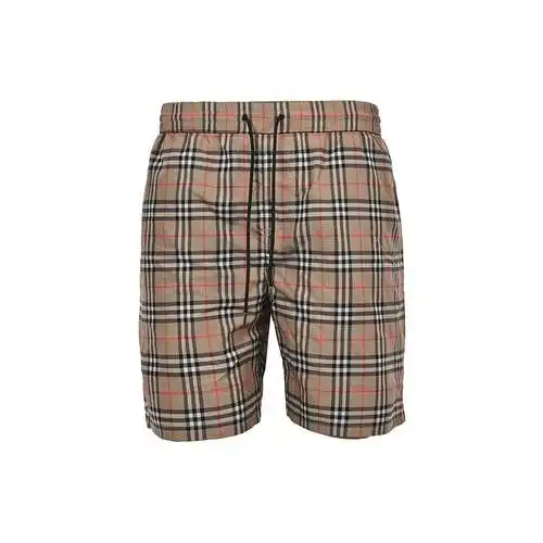 BBR/Burberry shorts de playa clásicos a cuadros
