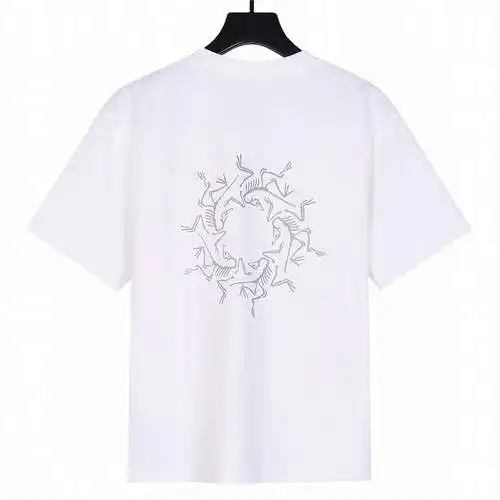 ARC Arc'teryx 24ss 3M reflectante pájaro letra LOGO reflectante impreso mangas cortas