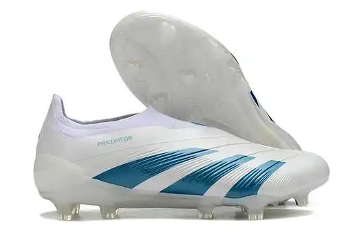 Llegada) Zapatillas de fútbol Adidas Falcon Essence totalmente tejidas de caña alta FG con cordones 