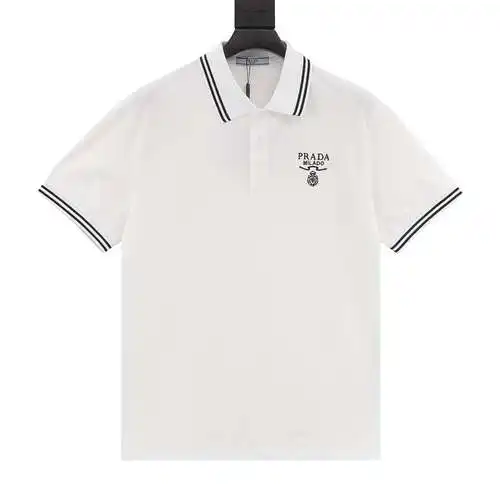 PRD Prada polo de manga corta con logo bordado