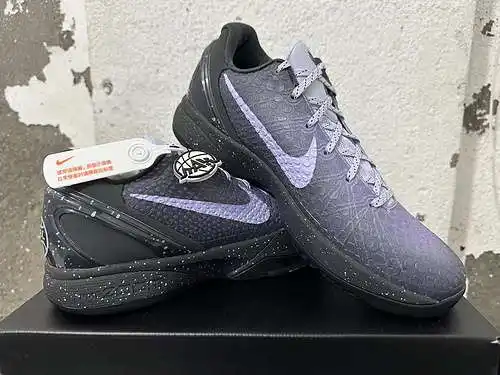 Kobe Bryant 6ta generación negro y morado 39-47.5