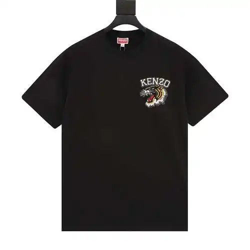 Camiseta KZ Kenzo de manga corta con bordado de cabeza de tigre