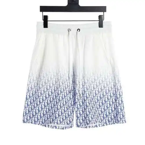 CD shorts artesanales clásicos con estampado degradado