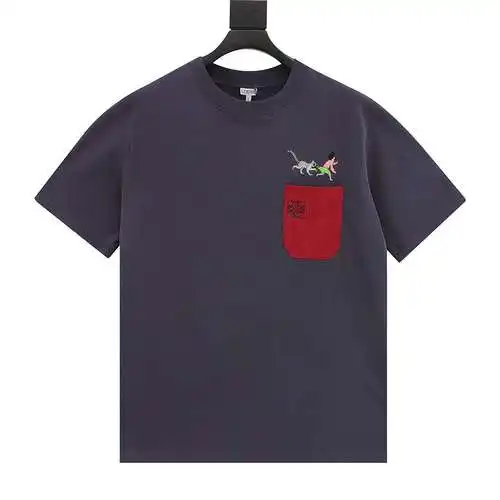 LE Luo Yiwei 2024 primavera y verano nueva camiseta de manga corta con cuello redondo