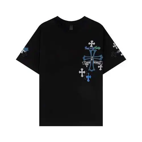 CH Croix Parche Corazón+Cruz Metal Manga Corta