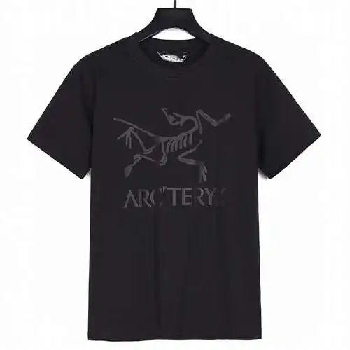 ARC'TERYX Archaeopteryx 24ss manga corta con estampado de pájaros y logo en el pecho